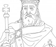 Coloriage Saint Français