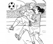 Coloriage Un Match de Football