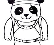 Coloriage et dessins gratuit Animal panda de Free Fire à imprimer