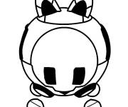 Coloriage et dessins gratuit Animal Robot de Free Fire à imprimer