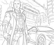 Coloriage Chrono de Free Fire