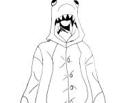 Coloriage et dessins gratuit Dino skin de Free Fire à imprimer