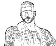 Coloriage DJ Alok