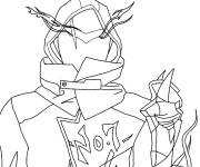 Coloriage Infernal Soldat Freefire