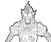 Coloriage Joker Free Fire