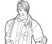 Coloriage Joueur trendy Free Fire
