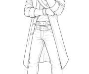 Coloriage et dessins gratuit Meilleur personnage DJ Alo de Free Fire à imprimer