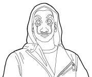 Coloriage Money Heist de Free Fire