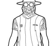 Coloriage et dessins gratuit Old Man personnage classique de Free Fire à imprimer