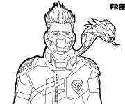 Coloriage Pack Cobra Rage Free Fire
