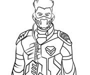 Coloriage Personnage de Free Fire Cobra