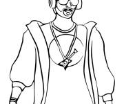 Coloriage Personnage Free Fire Break Danseur