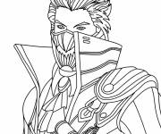 Coloriage Personnage Free Fire pour enfants