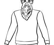 Coloriage Personnage Hip Hop Elite