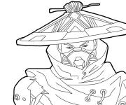 Coloriage Personnage Mystic Seeker de Free Fire