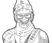 Coloriage Personnage Rappeur Joker de Free Fire