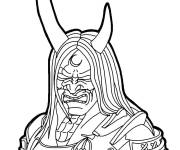 Coloriage Personnage Samoura&iuml; zombie