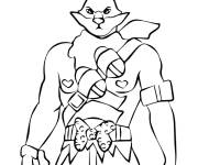 Coloriage Portrait de guerrier lapin de Free Fire