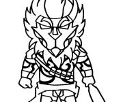 Coloriage Roi Singe de Free Fire