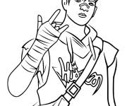 Coloriage Shirou de jeu mobile Free Fire