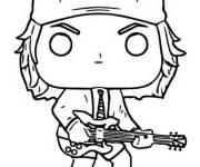 Coloriage Angus Young Funko Pop