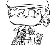 Coloriage Carol Danvers Funko Pop