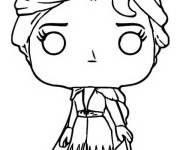 Coloriage Elsa Funko Pop