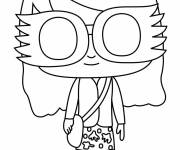 Coloriage Fille Funko Pop