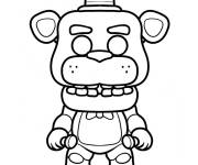 Coloriage Freddy&rsquo;s Funko Pop