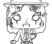 Coloriage funko pop Alice Cooper