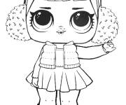 Coloriage Funko Pop ange de neige
