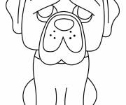 Coloriage Funko Pop chien pour enfant