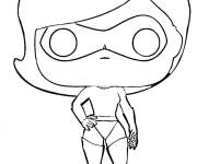 Coloriage Funko Pop Elastigirl