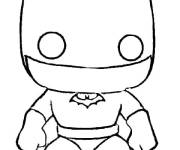 Coloriage et dessins gratuit Funko Pop Homme chauve-souris à imprimer