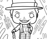 Coloriage Funko Pop Joker mal&eacute;fique