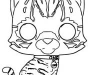 Coloriage Funko Pop le chat goose