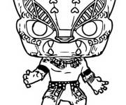 Coloriage Funko Pop Panth&egrave;re noire