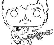 Coloriage et dessins gratuit Funko Pop pluie mauve à imprimer