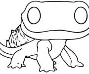Coloriage Funko Pop salamandre