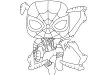 Coloriage Funko Pop Spider Man pour enfants