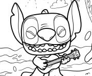 Coloriage Funko Pop Stitch