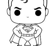 Coloriage Funko Pop Superman