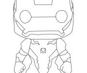 Coloriage Pop Iron Man &agrave; colori