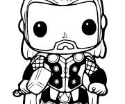 Coloriage Pop le super-h&eacute;ros nordique