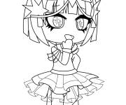 Coloriage Cl&eacute;op&acirc;tre de Gacha Life anim&eacute;