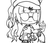 Coloriage et dessins gratuit Fille de millionnaire de Gacha Life à imprimer