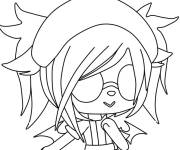 Coloriage Image de fille Gacha Life