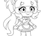 Coloriage Infirmi&egrave;re de Gacha Life