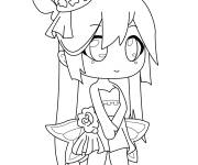 Coloriage Midori de Gacha Life