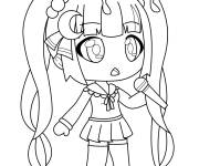 Coloriage Nikki Nii de Gacha Life